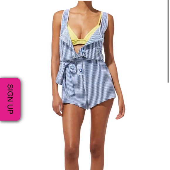 Solid & Striped “Poppy Romper”